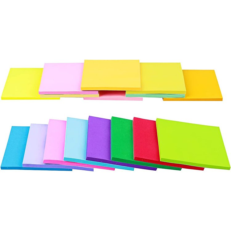 Good quality 3*3 100 sheet offset paper material memo pad table top custom sticky note pad cheap