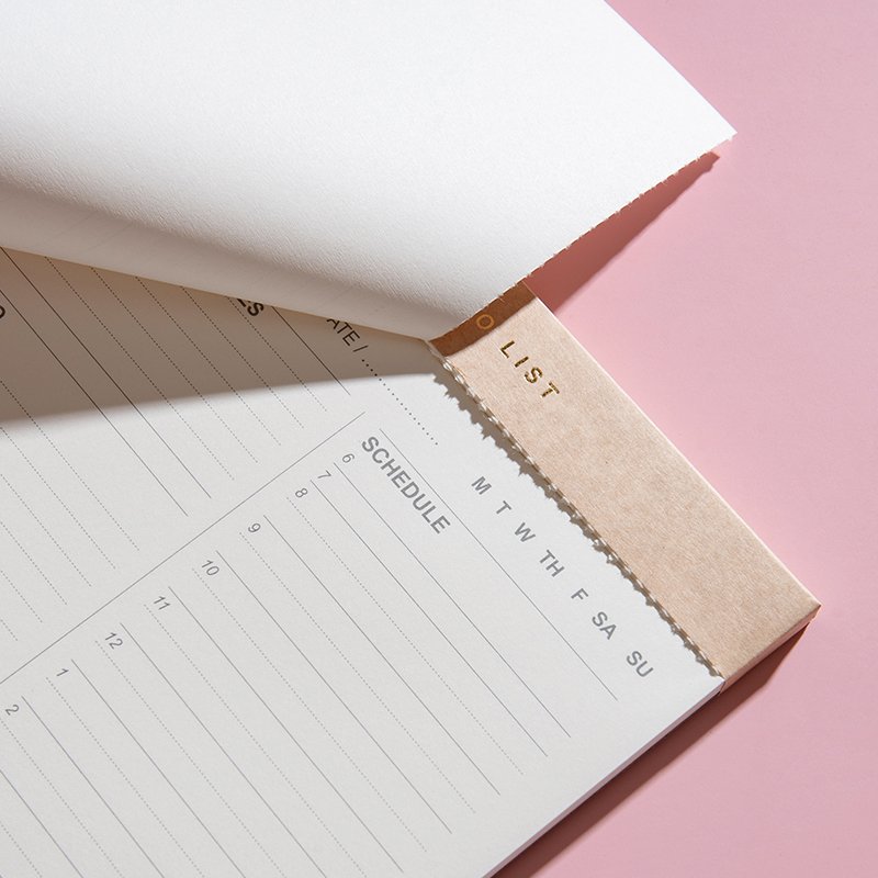 Wholesale Student Study Gift Desktop To Do List Magnetic Memo Pad Daily Agenda Notepad