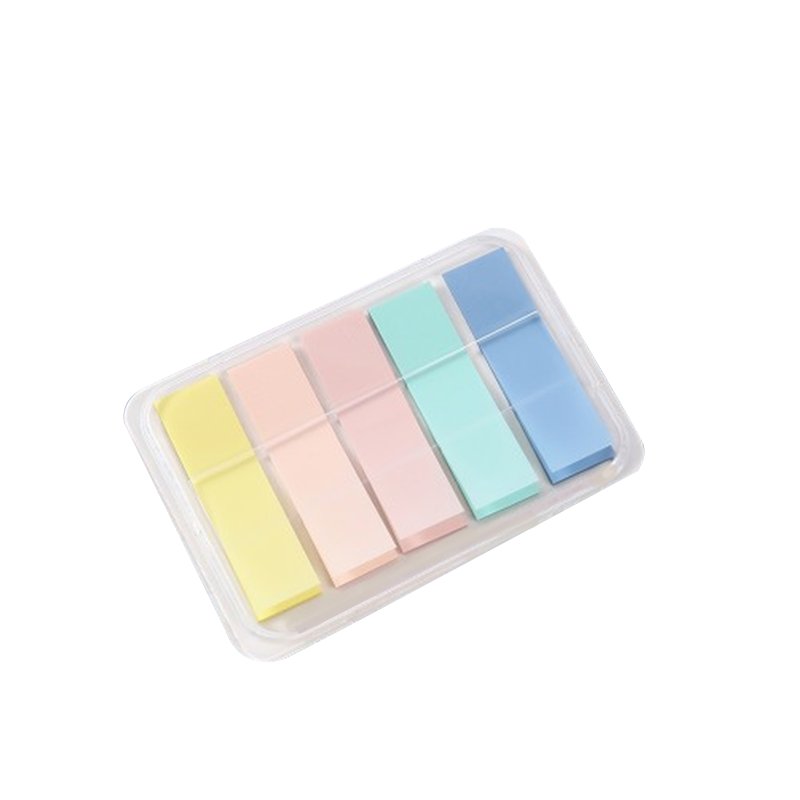 1pcs 3.15*2.2in Colorful And Diverse Sticky Notes Rich Colors Bright Colors Translucent Memo pads