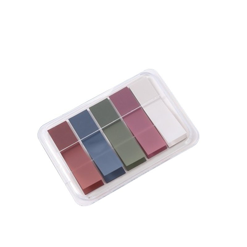 1pcs 3.15*2.2in Colorful And Diverse Sticky Notes Rich Colors Bright Colors Translucent Memo pads