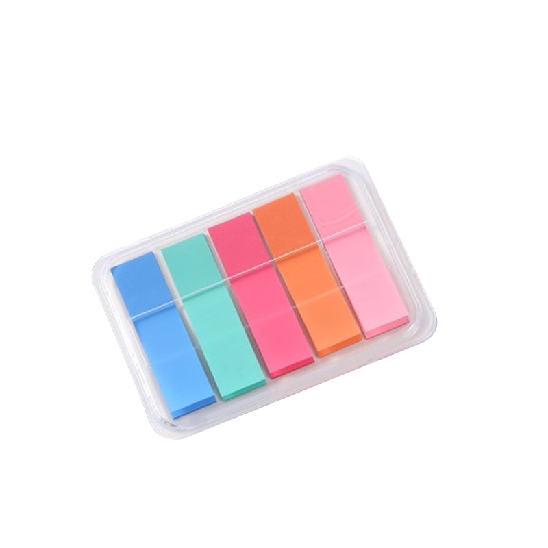 1pcs 3.15*2.2in Colorful And Diverse Sticky Notes Rich Colors Bright Colors Translucent Memo pads