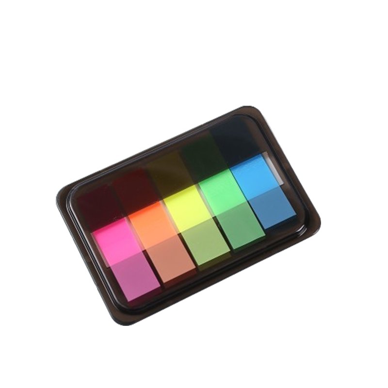 1pcs 3.15*2.2in Colorful And Diverse Sticky Notes Rich Colors Bright Colors Translucent Memo pads