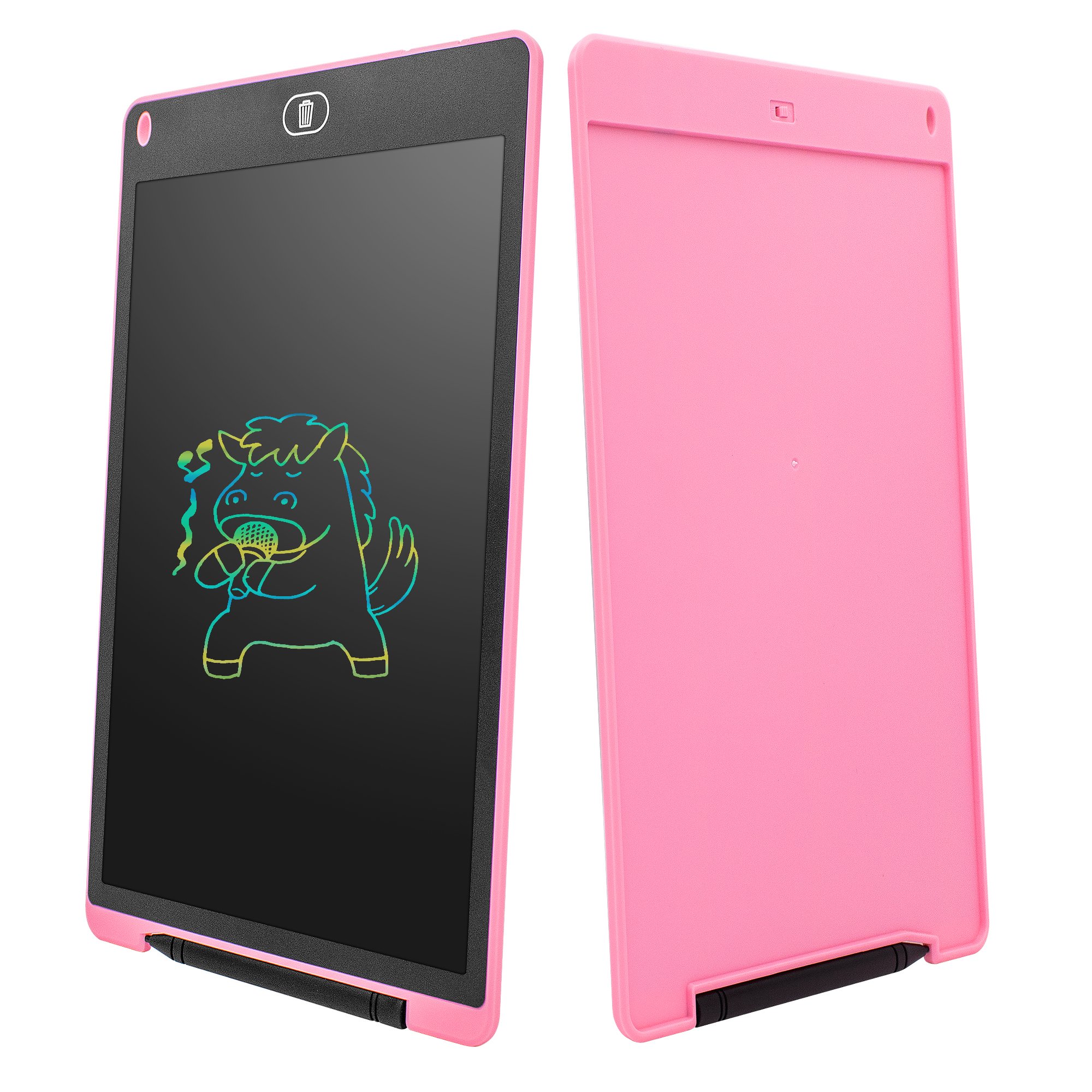 Kids erasable notepad colorful screen rewrite digital notepad drawing 8.5/10/12 inches lcd writing tablet