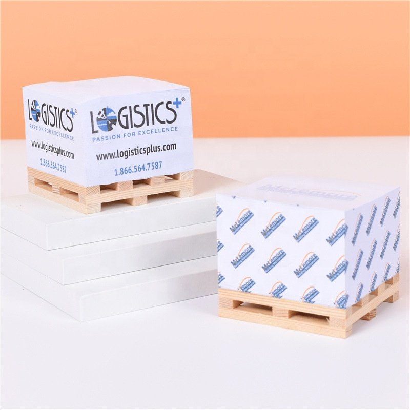 2025 Tear Off Stationery Memo Pad Cube Promotional Gift Customized Container Shaped Memo Cube Color Printed Block Sticky Note