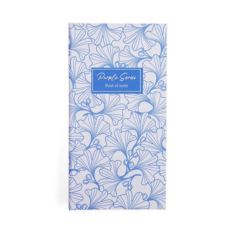 Multifunctional Hardcover Kawaii Memo Sticky Note Pad Gift Set With Foil Stamp And Ball Pen Custom Memo Pad Notebook