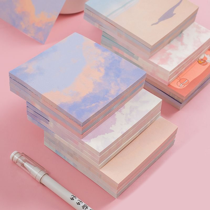 Custom Korean Cute Animal Stationary Sticky Note Memo Pad Printing
