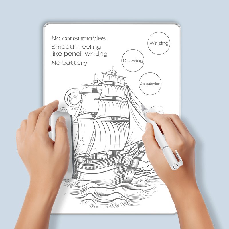 Wholesale A4 Magnetic Writing Board Drawing Tablet Reusable Writing Tablet Sketch Pad Erasable Whiteboard Magic Memo Pad