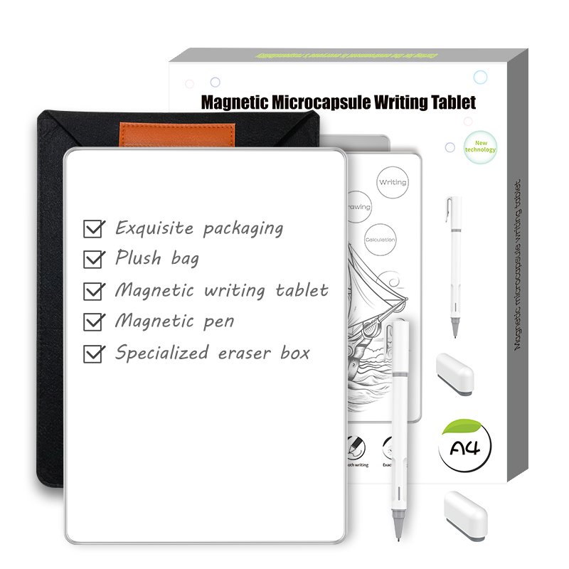 Wholesale A4 Magnetic Writing Board Drawing Tablet Reusable Writing Tablet Sketch Pad Erasable Whiteboard Magic Memo Pad