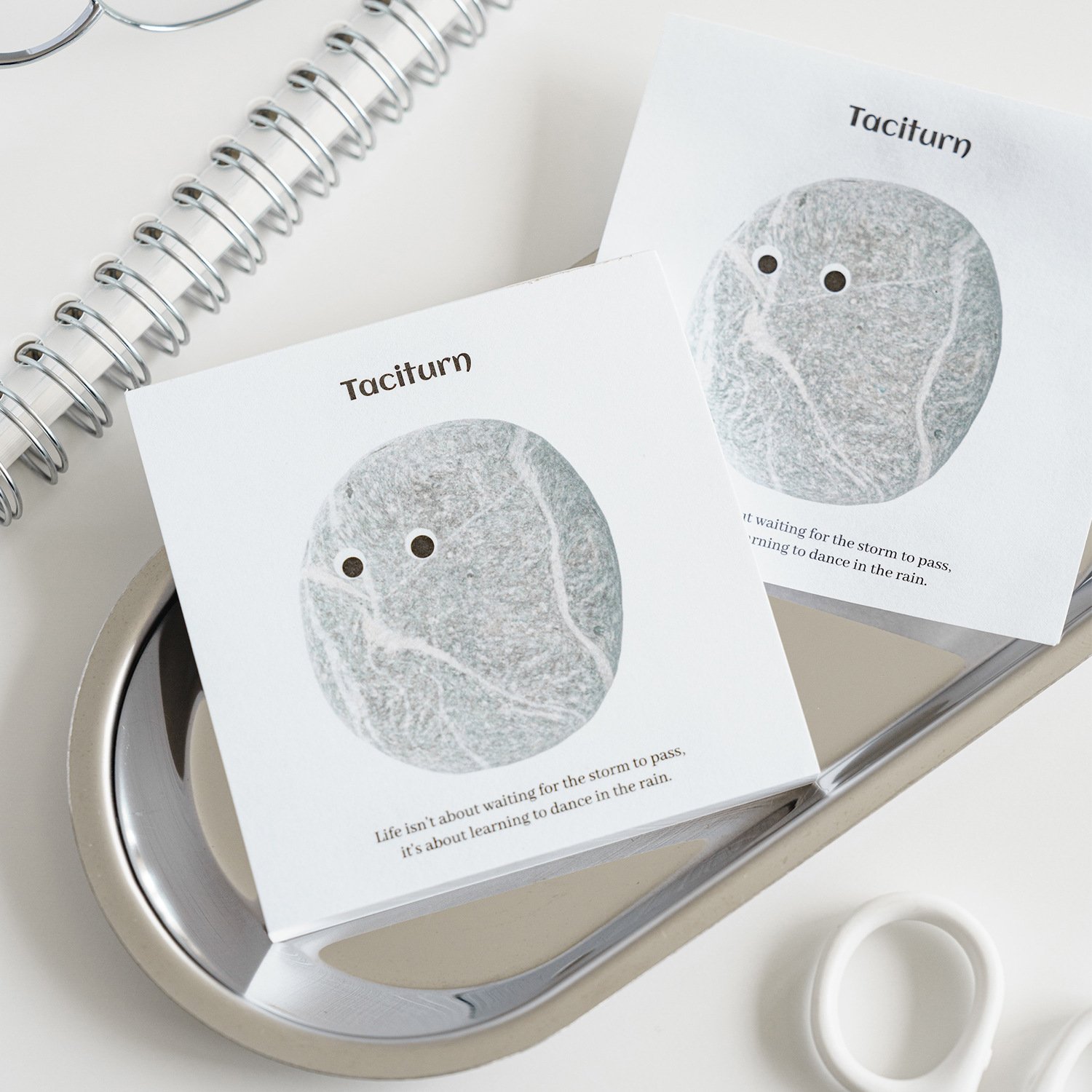 Cute Rock Pet Sticky Note Eco-friendly Student Gift Stationery Memo Pad Note Decoration Sticker Custom Sticky Note With Logo