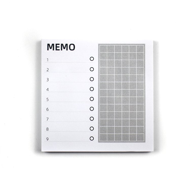 Papeleria customized paper pad self-adhesive memo pad for gift