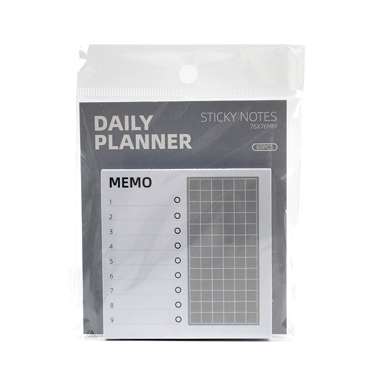 Papeleria customized paper pad self-adhesive memo pad for gift
