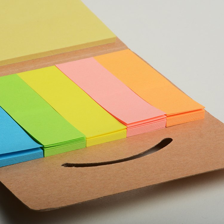 Promotional Paper Memo Pad Mini Self Adhesive Eco Friendly Custom Sticky Notes