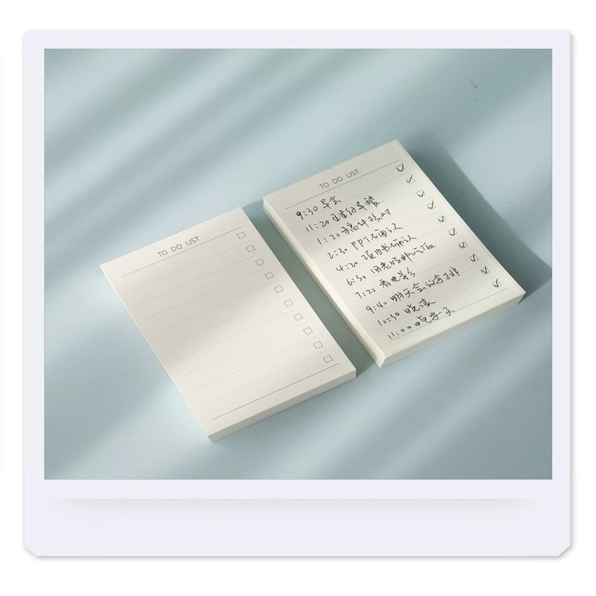 Custom Transparent notepad Waterproof Adhesive Strong Note-Taking Internet Celebrity South Korean Ins Creative Simple Notebook