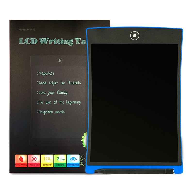 Children's Drawing Erasable Memo Pad Kids Writing Slate Board 6 Colors 8.5 inch Tablet Electronic Writing Board