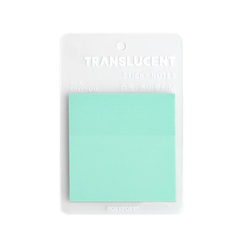 Students Use Transparency Sticky Note Box To Post A Notepad N Times With Removable Notepad Creative Notepad