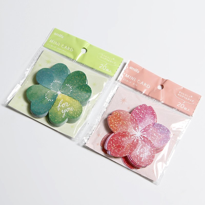 Japanese DIY greeting memo card Lovely Greeting paper card notes card sticky notepad