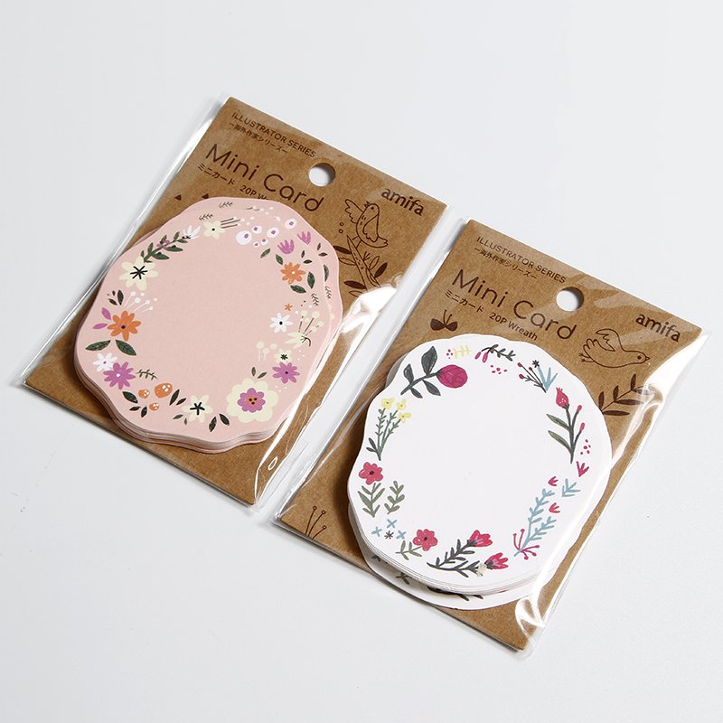 Japanese DIY greeting memo card Lovely Greeting paper card notes card sticky notepad