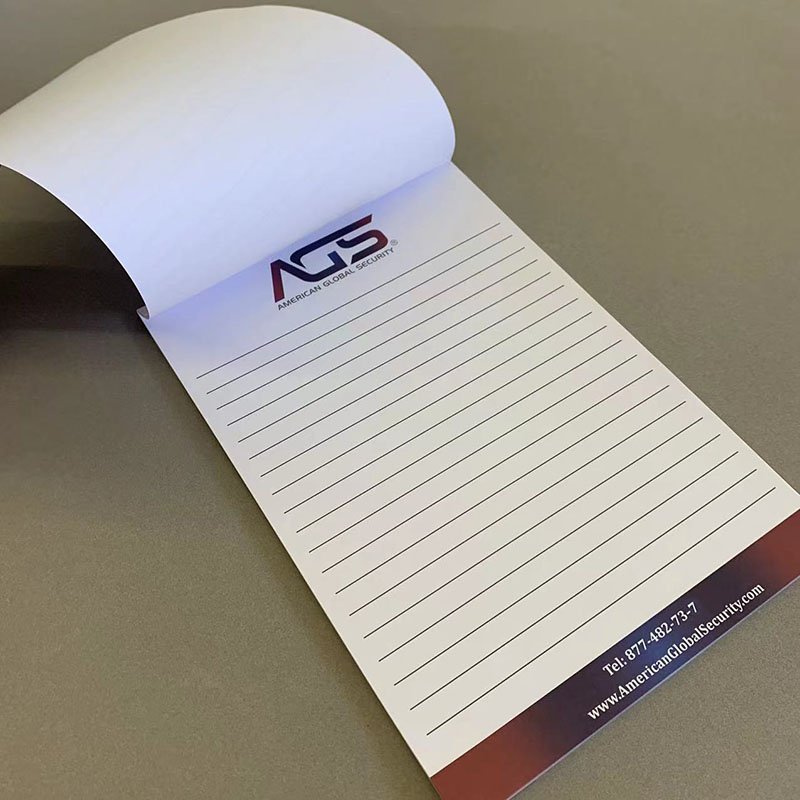 A4 A5 A6 Tear Away Customized Logo Promotion Advertising Tear Off Hotel Planner Notepad for Company Office Custom Memo Pad