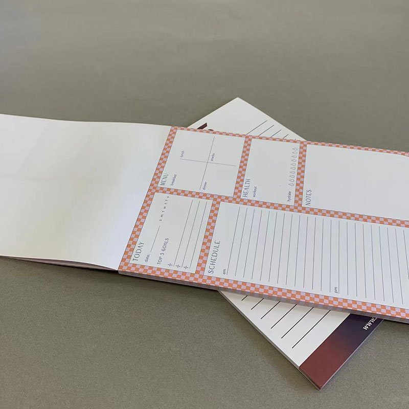 A4 A5 A6 Tear Away Customized Logo Promotion Advertising Tear Off Hotel Planner Notepad for Company Office Custom Memo Pad