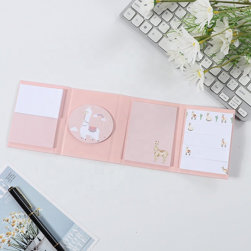 Four-folded Various Fashion Lovely Sticky Notes New Trend Arrivals Cute Cartoon Memo Pad