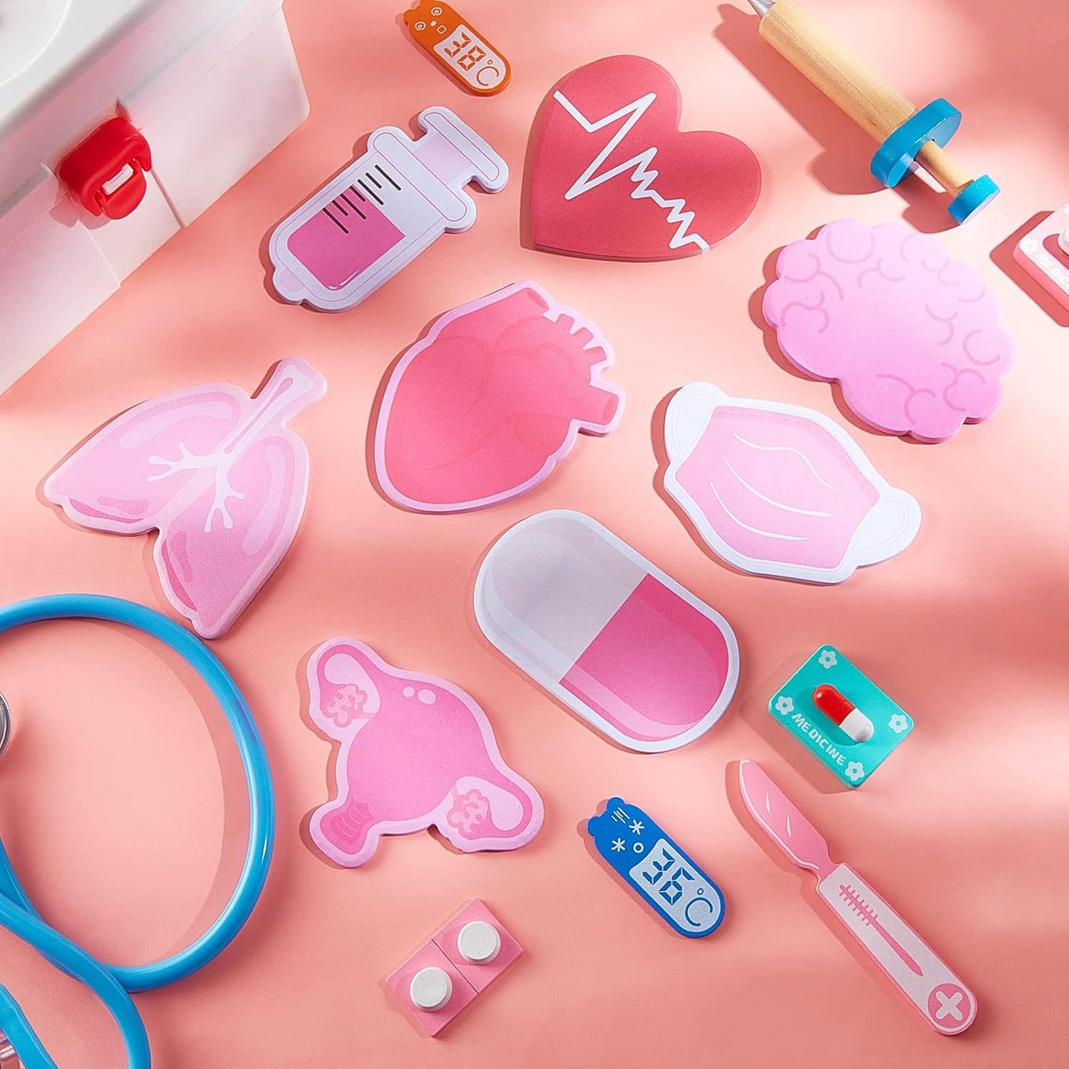 Universal Promised Quality European Style Dekoration Medical Treatment Printed Sticky Notes Wholesale Sticky Design Notes