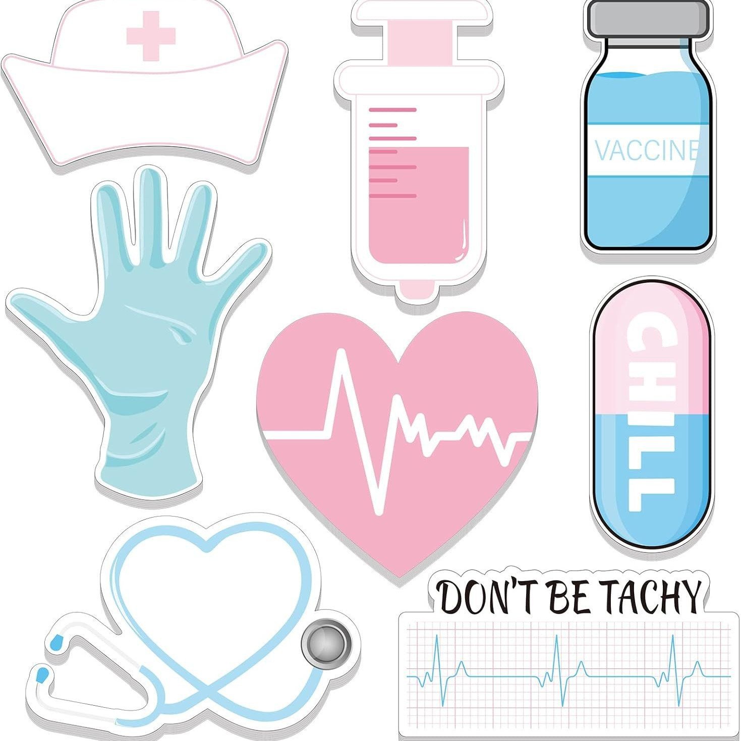 Universal Promised Quality European Style Dekoration Medical Treatment Printed Sticky Notes Wholesale Sticky Design Notes
