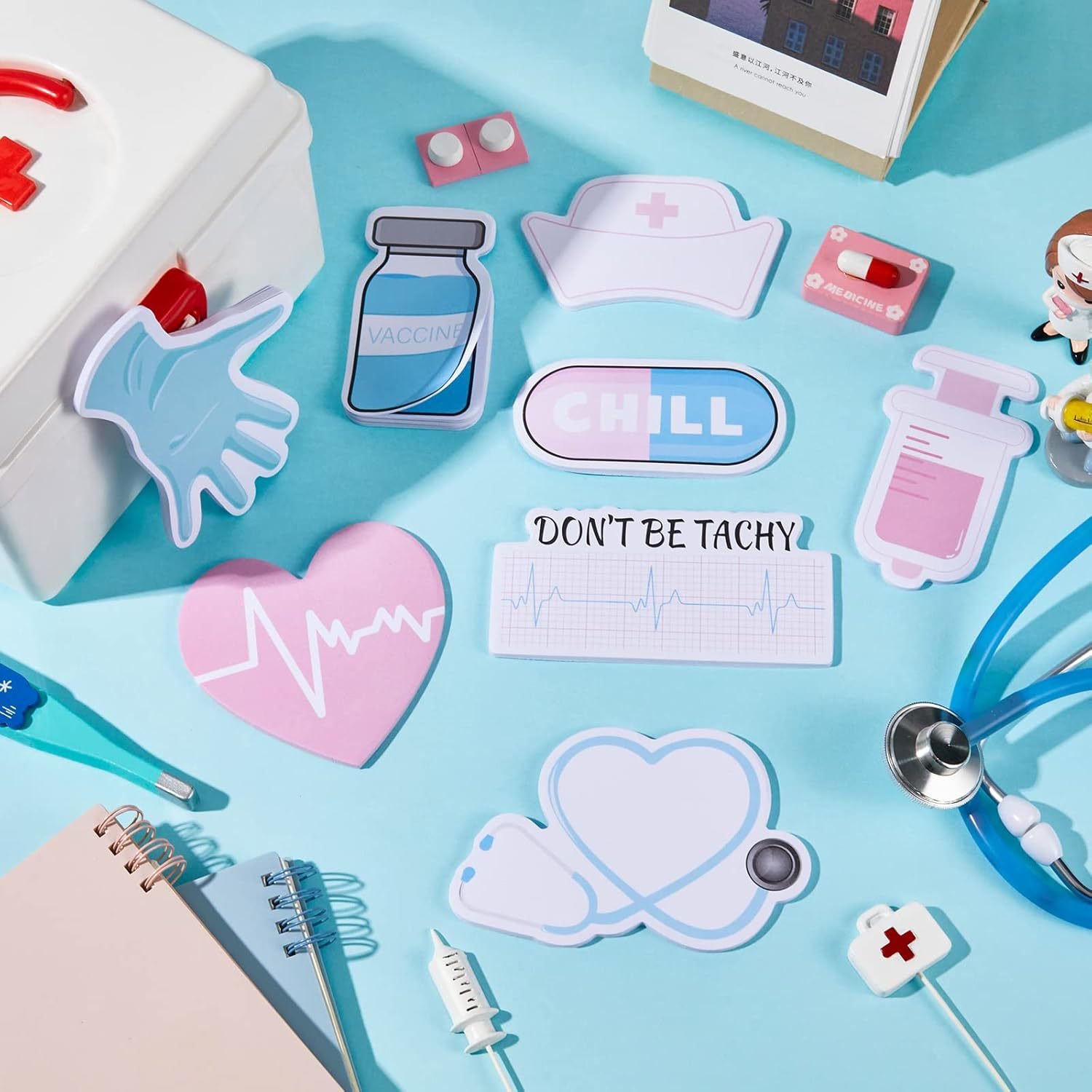 Universal Promised Quality European Style Dekoration Medical Treatment Printed Sticky Notes Wholesale Sticky Design Notes