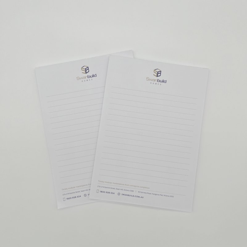 Custom Logo Writing Notepads Promotional Tear Off Memo Pad a4 a5 a6 Business Printed Notepads