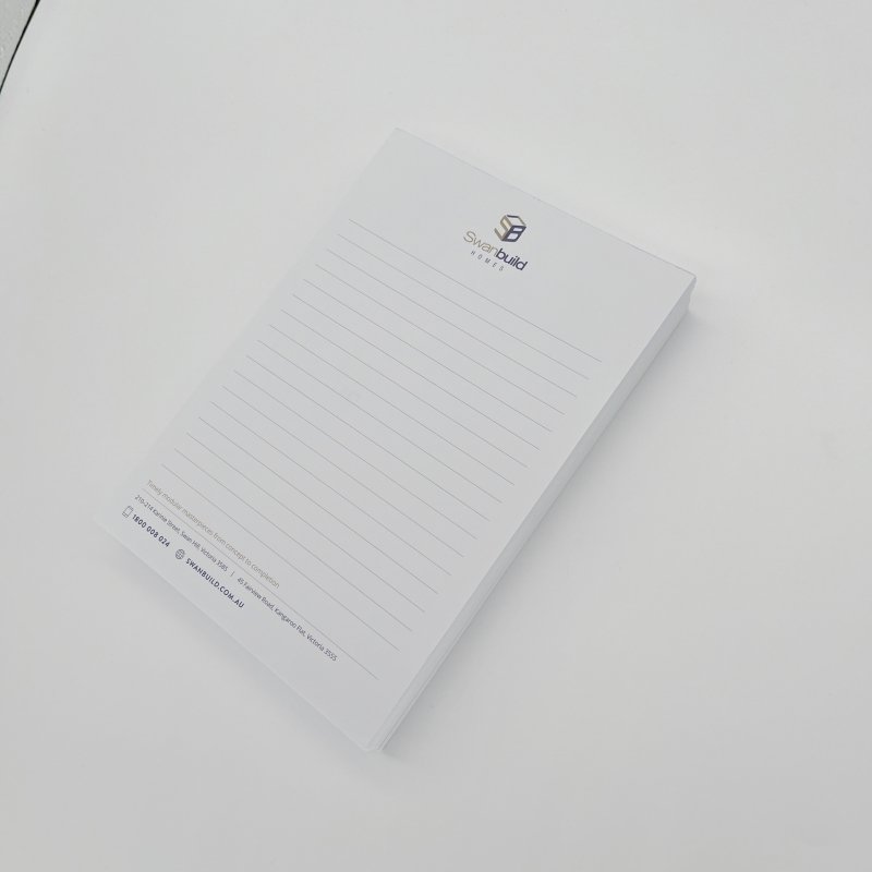 Custom Logo Writing Notepads Promotional Tear Off Memo Pad a4 a5 a6 Business Printed Notepads