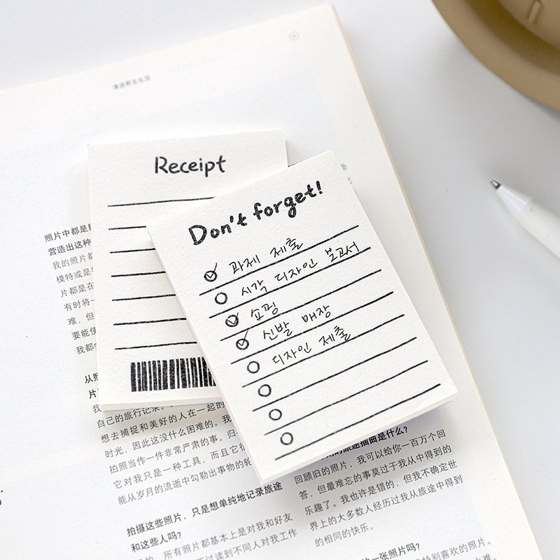 50 Sheets Creative Daily Schedule Memo pad To Do List Time Sticky Notes Schedule Planner Office School Supplies Stationery