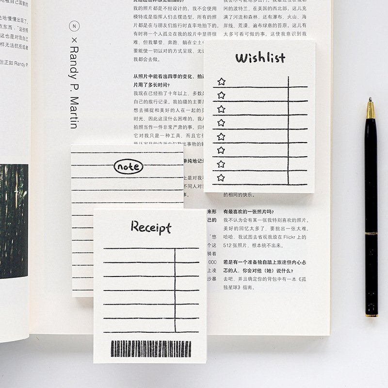 50 Sheets Creative Daily Schedule Memo pad To Do List Time Sticky Notes Schedule Planner Office School Supplies Stationery