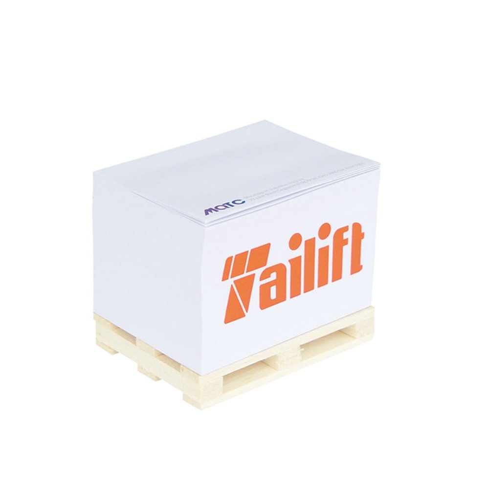 Print Wood Pallet Memo Cube / Memo Pad Notepad With Wood Pallet