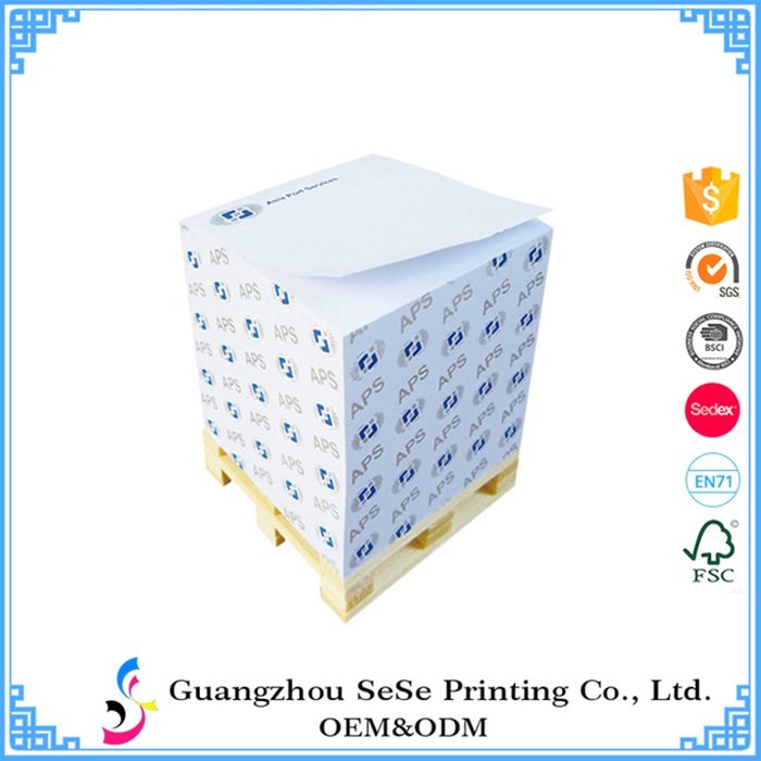 Print Wood Pallet Memo Cube / Memo Pad Notepad With Wood Pallet