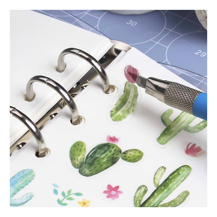 a5 a6 a4 sizes collection reusable promotional customizable loose leaf sticker book