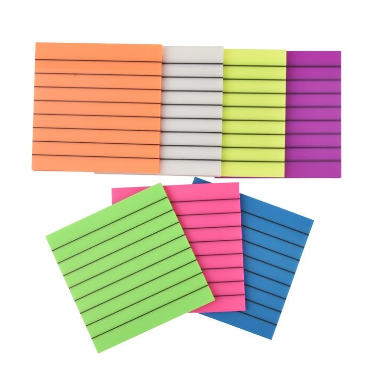 Transparent PET Material High-Value Magnetic Memo Pad Sticky Note Notepad for Student and Office Stationery for School Use