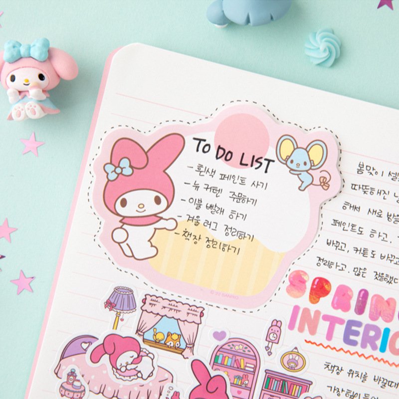 Sanrio Creative Double-Layer Notes Special-Shape Hand Account Paper Cards Wholesale Cute Style Notes
