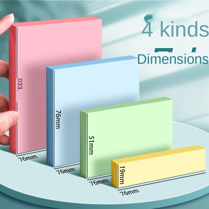 High-Value Post-it Notes Large and Small Sticky Labels for Junior High School Students Made of Premium Paper