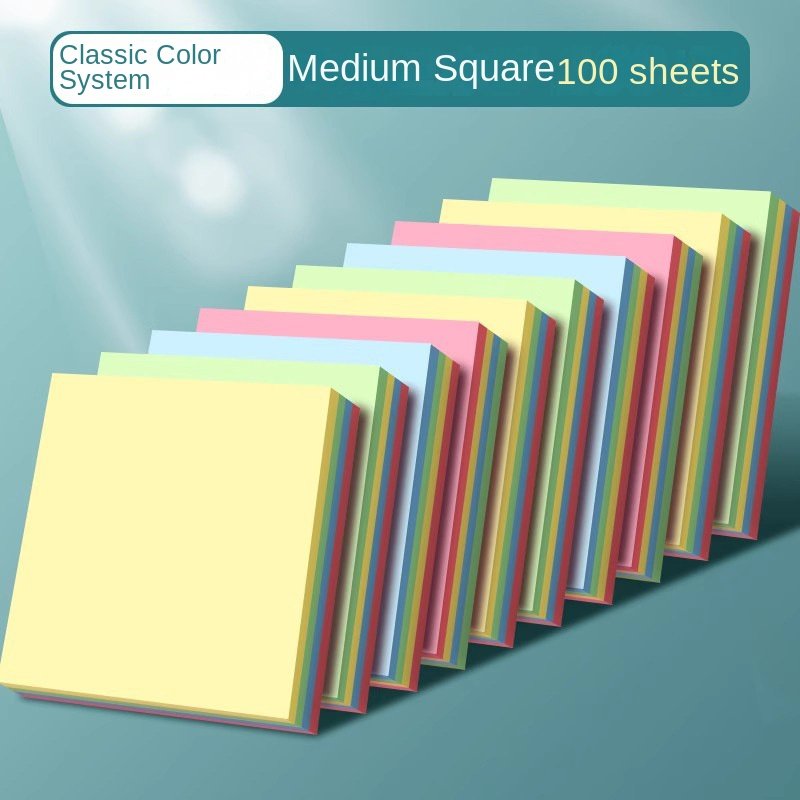 High-Value Post-it Notes Large and Small Sticky Labels for Junior High School Students Made of Premium Paper