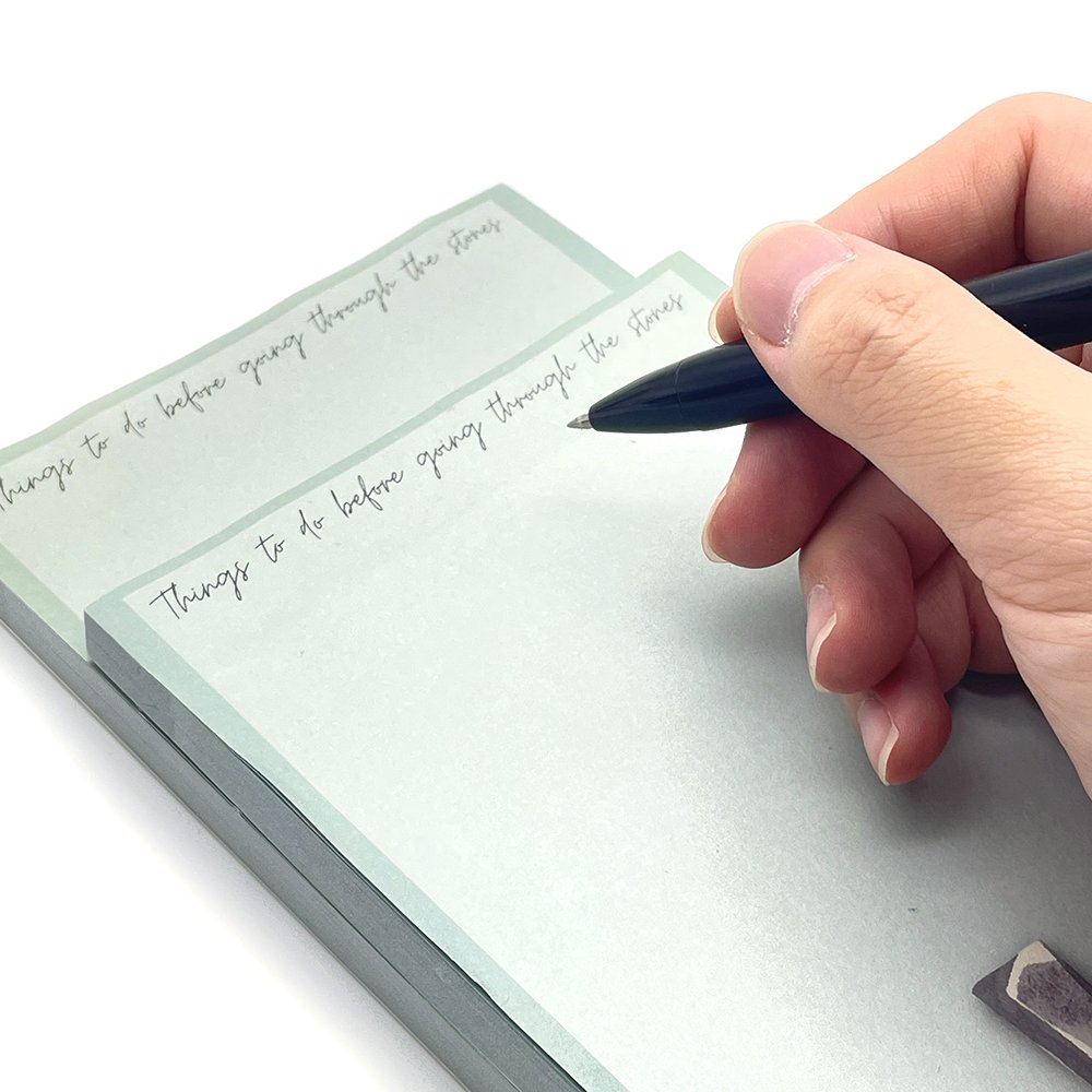 Custom Small Fresh Style Cartoon Printed Memo Pad Daily Planner Marked Memo Pads
