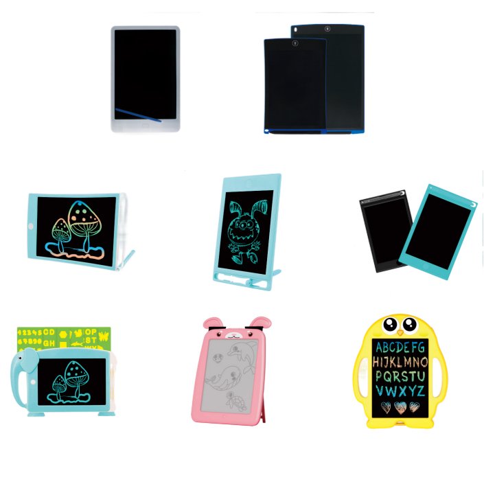 Lcd Writing Tablet Cartoon Hand Portable Handwriting Educational Toy LCD writing tablet