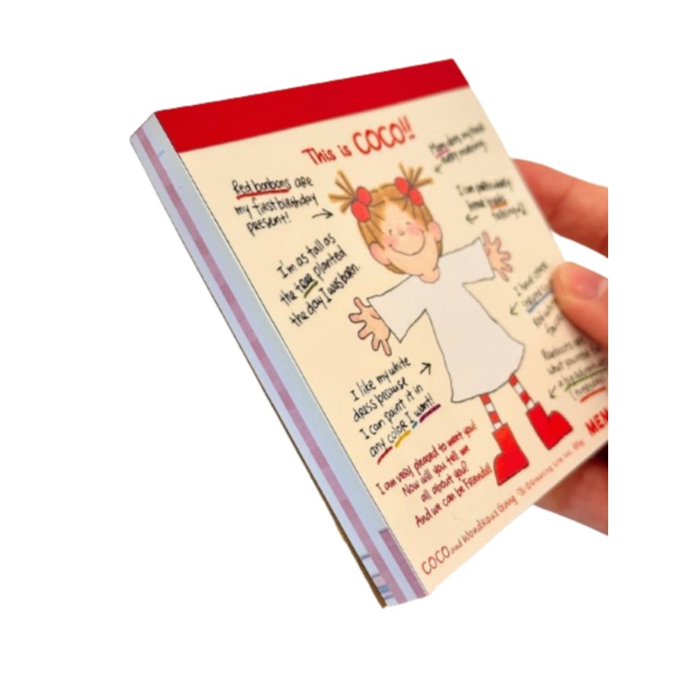 Wholesale sticky note pads with logo custom cute memo pads supplier