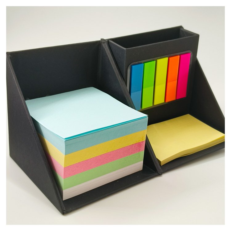 Adhesive Stickers Posted it Sticky Office School Stationery Kawaii custom logo printed with pen holder Memopads