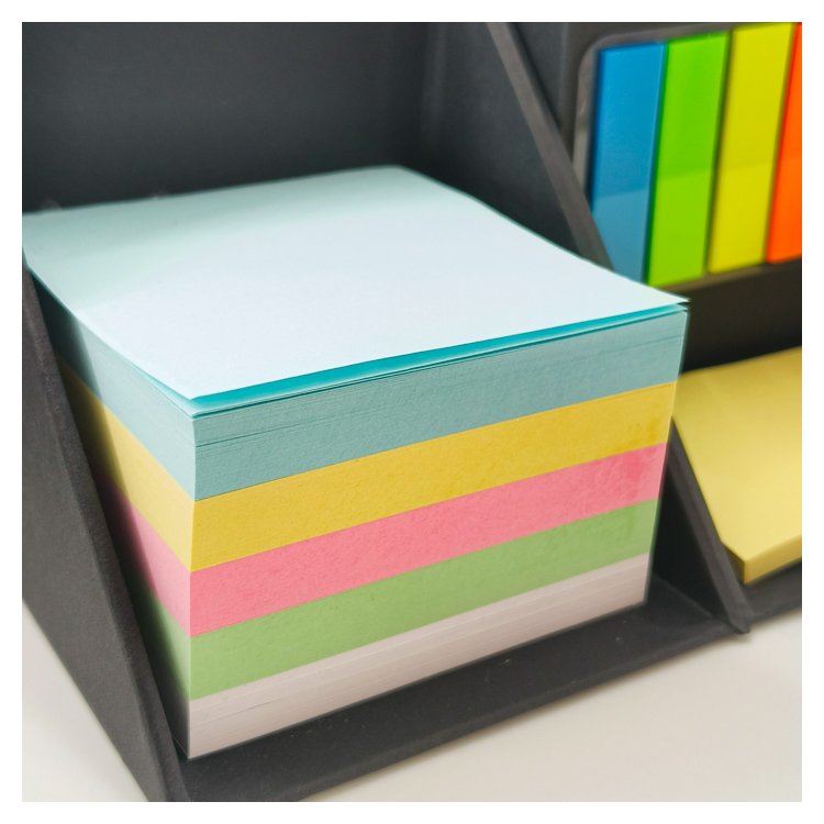 Adhesive Stickers Posted it Sticky Office School Stationery Kawaii custom logo printed with pen holder Memopads