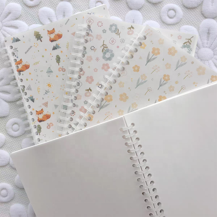 New Products Customized Unique Watercolor Design Release Paper Bulk Spiral Notebooks For Students