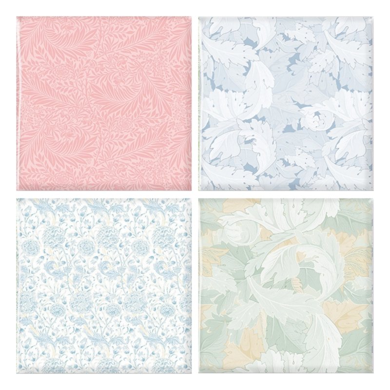50 Sheets/Set Retro Art Painting Series Memo Pad(Series:William Morris and Traditional)