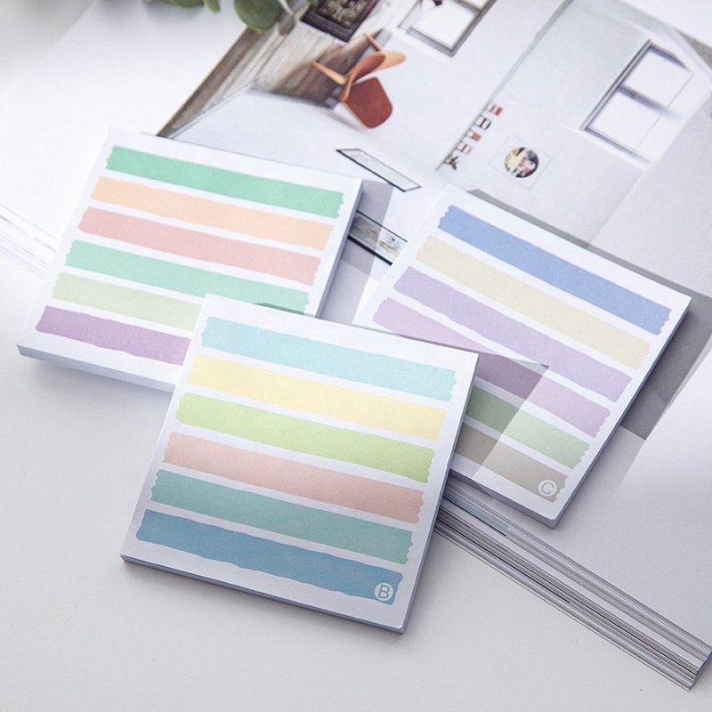 Promotional Page Markers Fluorescent Colorful Transparent Page Flag Index Tabs