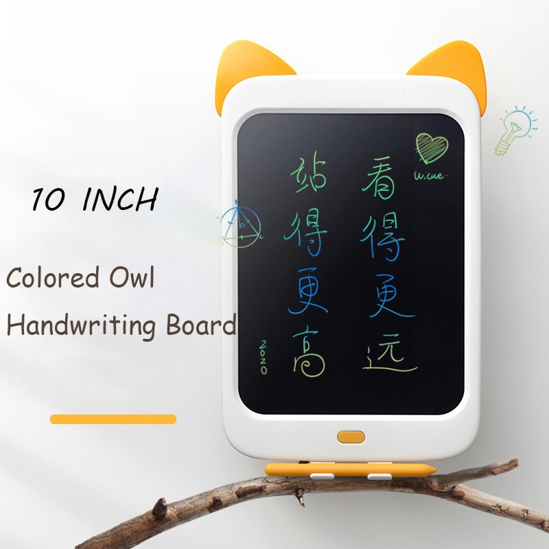 Mi Hua 10 inch cartoon owl color handwriting LCD graffiti drawing drawing small handwriting board