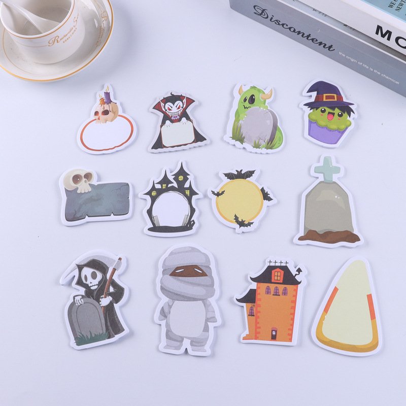 Cartoon Halloween Posted it note simple office note book creative cute n times post combination convenience