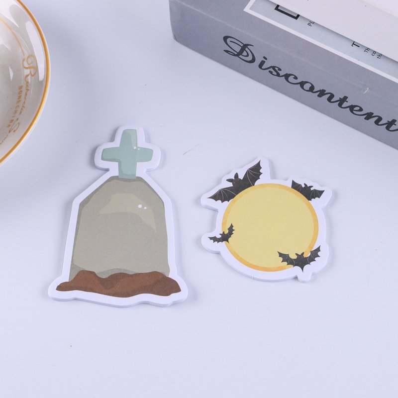 Cartoon Halloween Posted it note simple office note book creative cute n times post combination convenience
