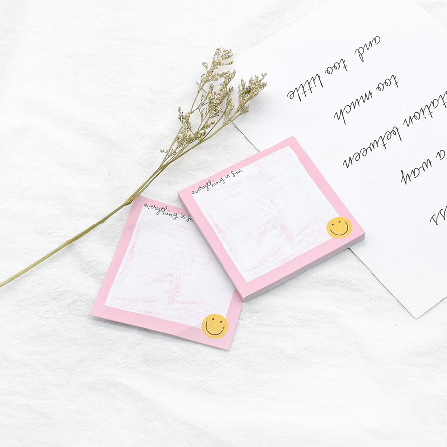 Korea High Quality Promotional Kawaii Cute A5 Memo Pad Calendar Sticky Note Custom Print Notepad For Weekly Planner